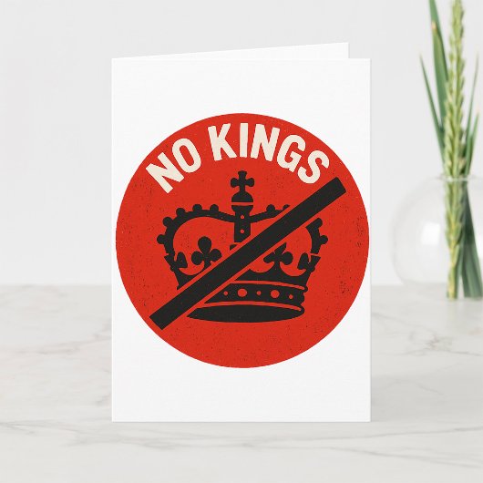 Carte Symbole de protestation contre les rois