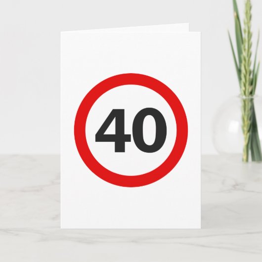 CARTE SYMBOLE DE ROUTE QUARANTE (Devant)
