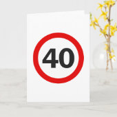 CARTE SYMBOLE DE ROUTE QUARANTE (Fleur jaune)
