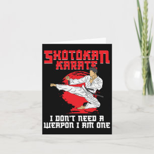 Carte Symbole de Shotokan entraînement instructeur d'arm