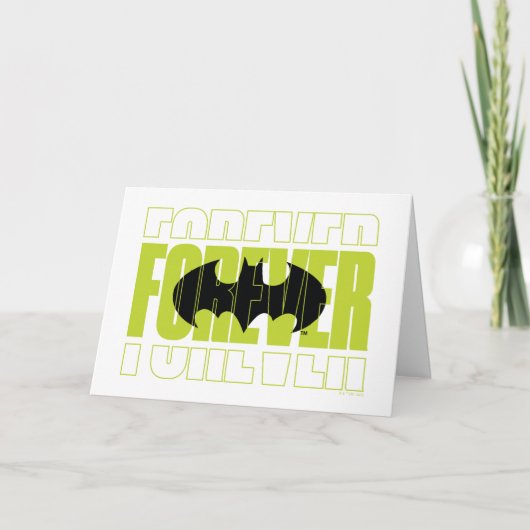 Carte Symbole de typographie de Batman (Devant)