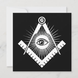 Carte Symbole franc-maçonnerie