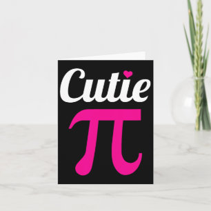 Carte Symbole Funny Pi Chemise Cutie Pi National Pi Day 