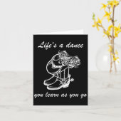 Carte Symbole Graphique Drôle Vive Une Danse Que Vous Ap (Fleur jaune)