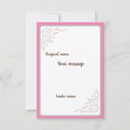 Carte Symbole Libra Anniversaire (Dos)