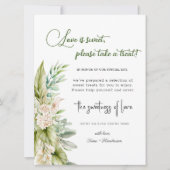 Carte Symbole Mariage charmant et doux de l'amour (Devant)