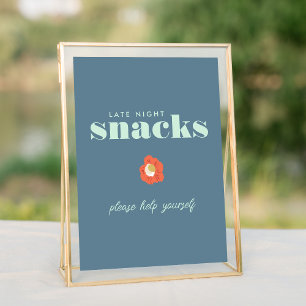 Carte Symbole Mariage de la barre de snacks Bold Blue Ty