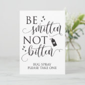 Carte Symbole Mariage de pulvérisateur de bug de Smitten (Debout devant)