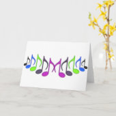 Carte Symbole musical "M" (Fleur jaune)