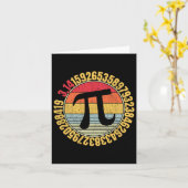 Carte SYMBOLE NERdy MAth Pi Mathlete (Fleur jaune)