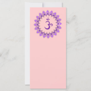 Carte Symbole Om / Couronne Chakra