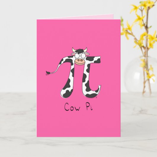 Carte Symbole Pi de vache Moulin (Fleur jaune)