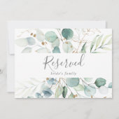 Carte Symbole réservé à la feuille d'or et à la verdure (Dos)