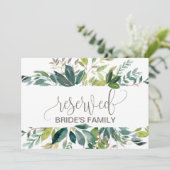 Carte Symbole réservé au feuillage (Debout devant)