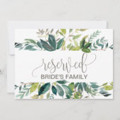 Carte Symbole réservé au feuillage (Dos)