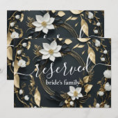 Carte Symbole réservé du Mariage de la couronne d'or bla (Devant / Derrière)