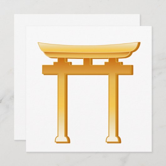 Carte Symbole shinto (Devant / Derrière)