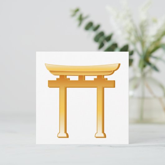 Carte Symbole shinto (Debout devant)