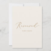 Carte Symbole vertical de l'or et de la crème (Devant)