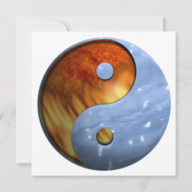 Carte Symbole Yin et Yang (Devant)