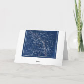 Carte Symbole Zodiac Aries Illustration Vintage (Dos)