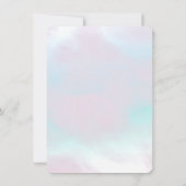 Carte Symbole Zodiaque Aquarius sur Mère de Pearl Nacre (Dos)