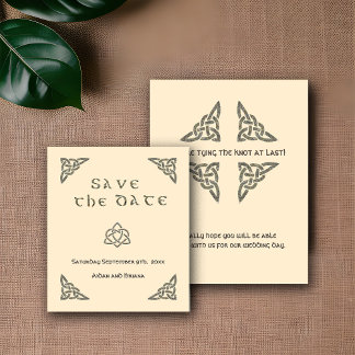 Carte Symboles celtiques Enregistrer la date