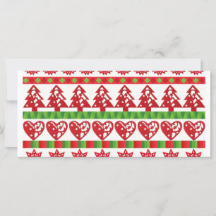 Carte Symboles de Noël