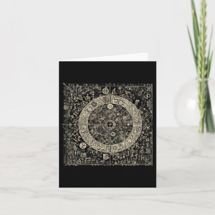 Carte Symboles de script anciens