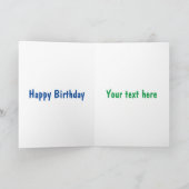 Carte Sympa chocolat chocolat bonbon bar personnage de d (Intérieur)