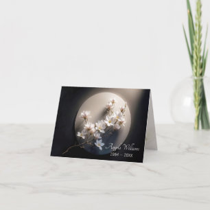 Carte Sympathe Merci Flower Dogwood