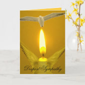 Carte Sympathie_ (Fleur jaune)