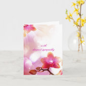 Carte Sympathie (Fleur jaune)