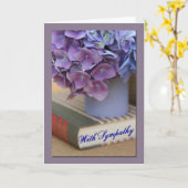 Carte Sympathie (Fleur jaune)