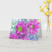 Carte Sympathie (Fleur jaune)