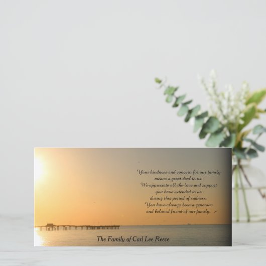 Carte Sympathie (Debout devant)