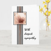 Carte Sympathie (Fleur jaune)