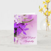 Carte Sympathie (Fleur jaune)