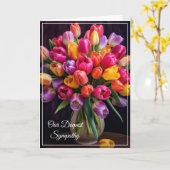 Carte Sympathie (Fleur jaune)