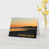 Carte Sympathie (Fleur jaune)