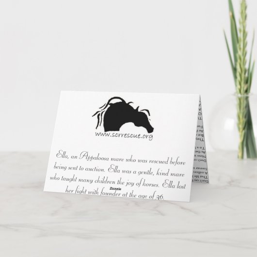 Carte Sympathie (Dos)