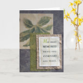 Carte Sympathie (Fleur jaune)