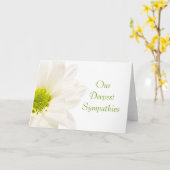 Carte Sympathie (Fleur jaune)