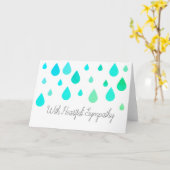Carte Sympathie (Fleur jaune)