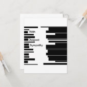 Carte Sympathie (Devant/Arrière en situation)