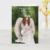 Carte Sympathie (Fleur jaune)