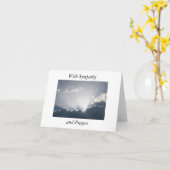 Carte Sympathie (Fleur jaune)