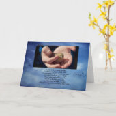 Carte Sympathie à la perte d'un enfant (Fleur jaune)