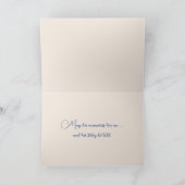 Carte Sympathie Abstraite Fleurs de Dogwood (Intérieur)