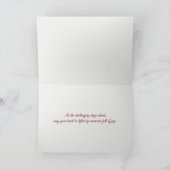 Carte Sympathie Abstraite rose Peony (Intérieur)